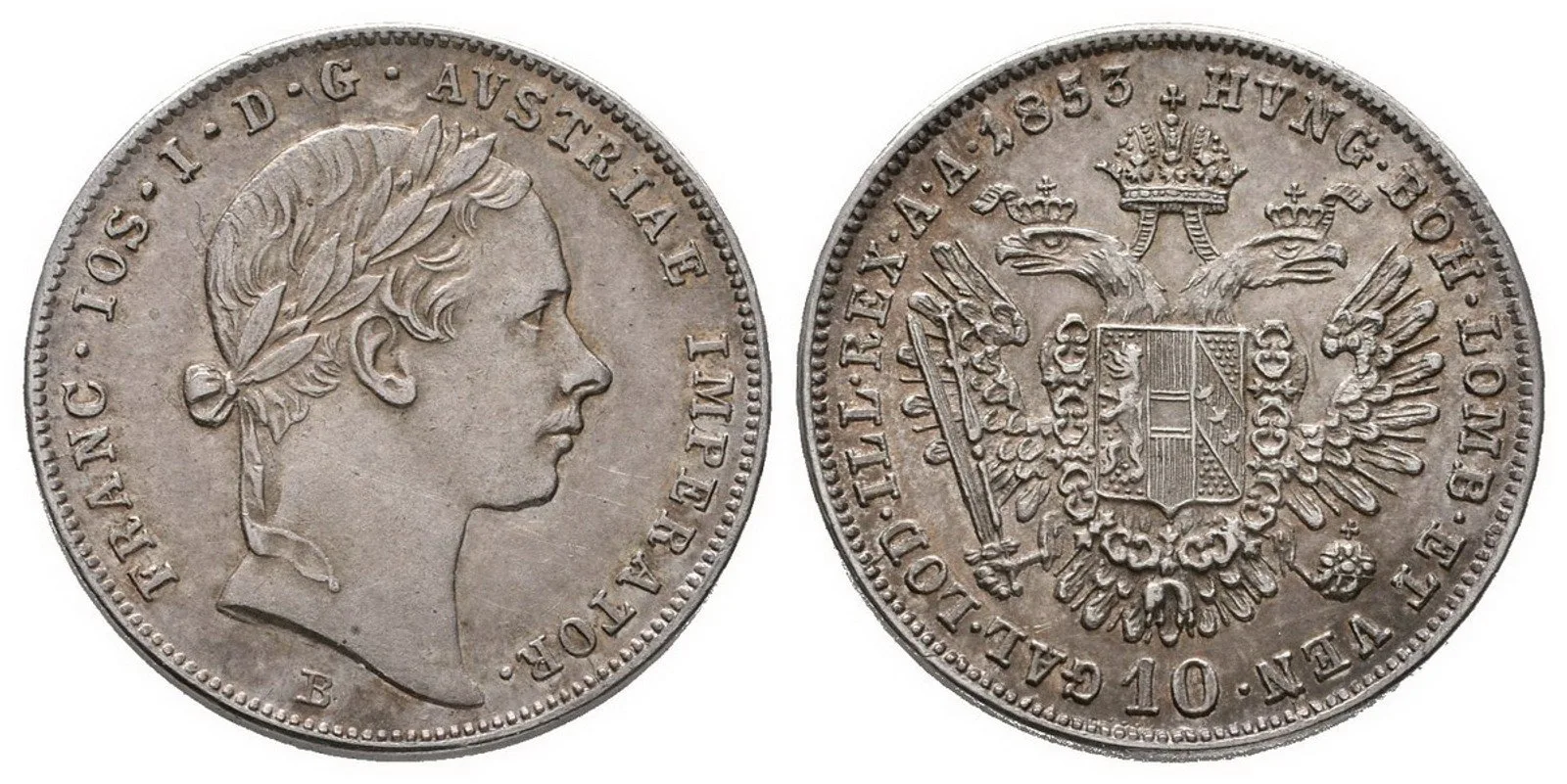 Konvenční měna, 1848 - 1857 — 1