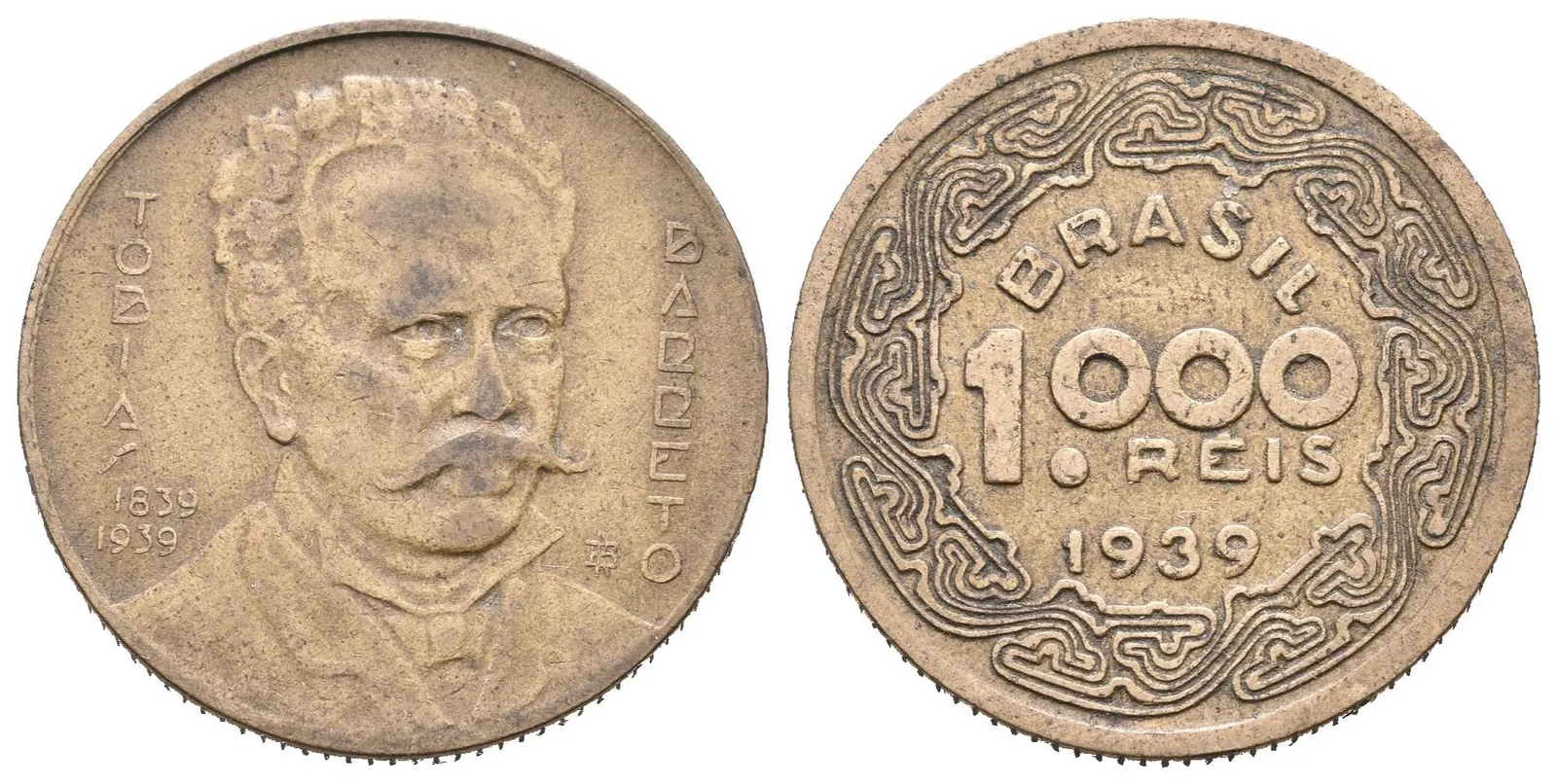 Brazílie, 1000 Reis 1939