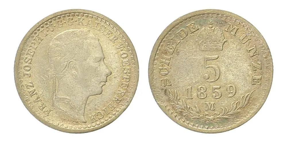 Rakouská a spolková měna, 1857 - 1892 — 1