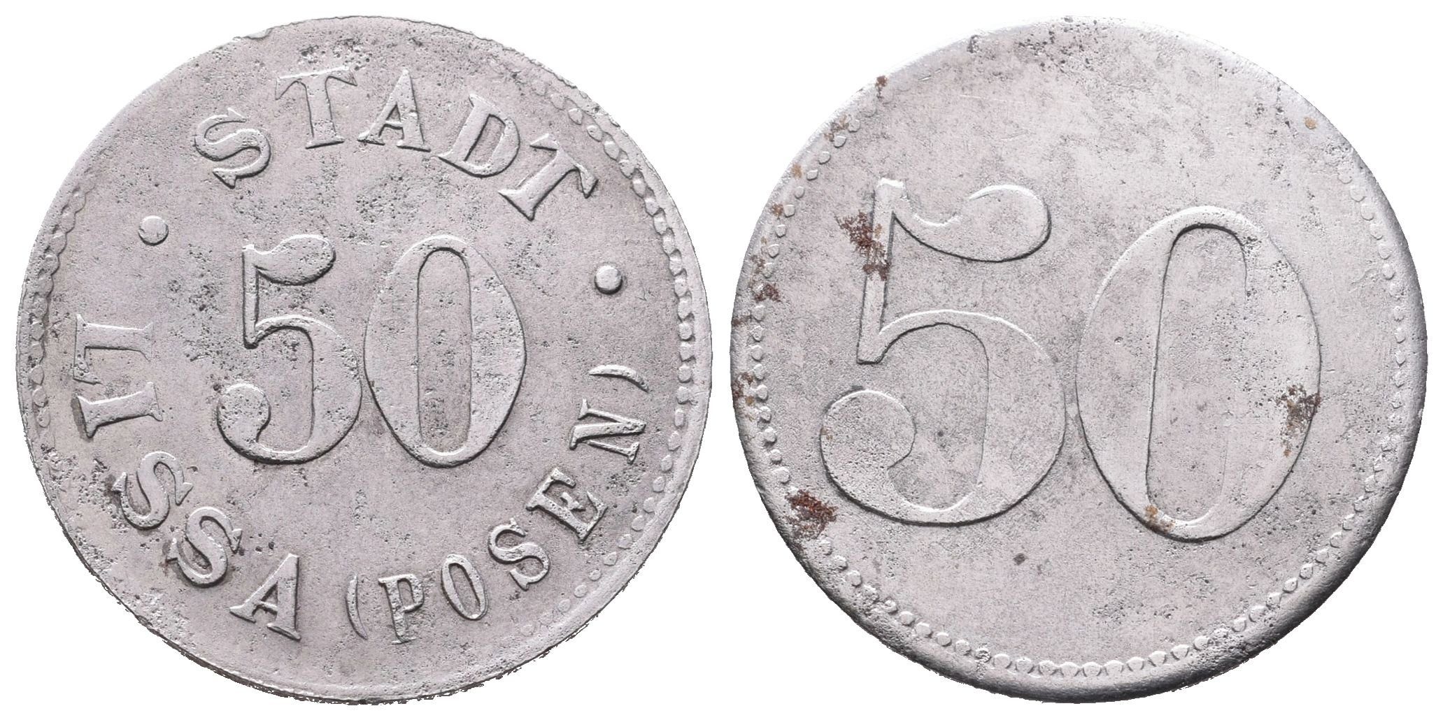 Nouzové ražby, 50 Pfennig - Lissa u Poznaně