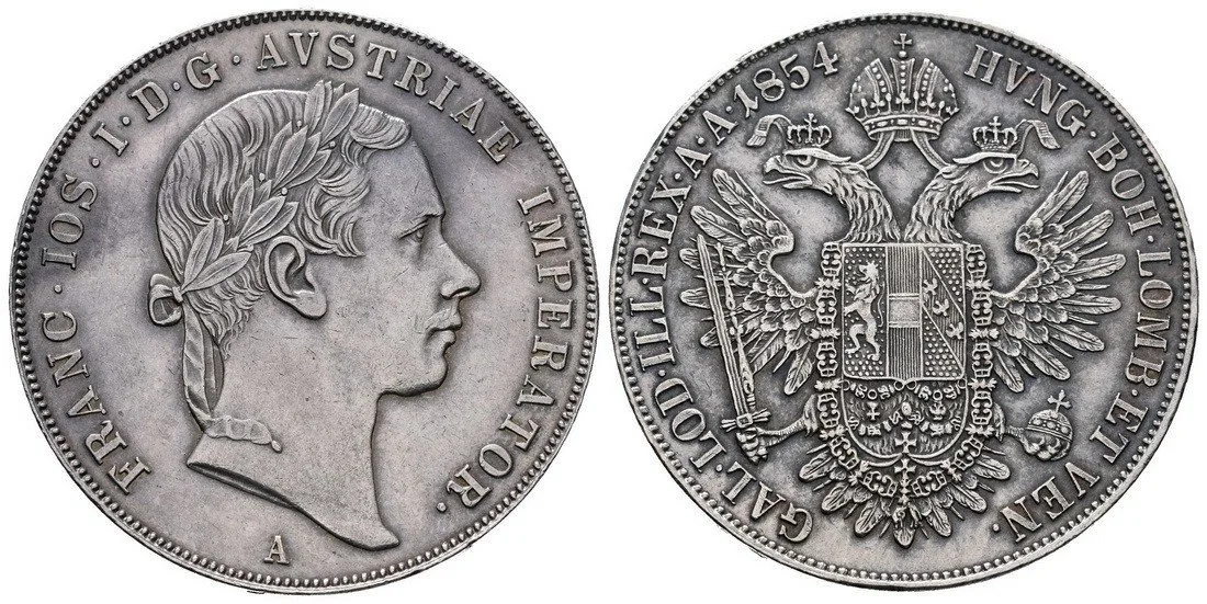 Konvenční měna, 1848 - 1857 — 1