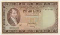 500 Koruna b.d. (1945), série CB, Hej.75a.S2