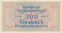 Československo, 100 Koruna 1945, série C, tisk Haase, neperforovaná, Hej.77bC - fotografie 2
