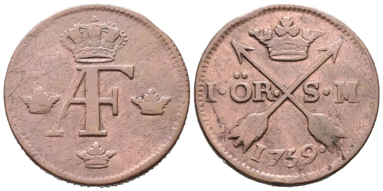 Švédsko, 1 Öre SM 1769