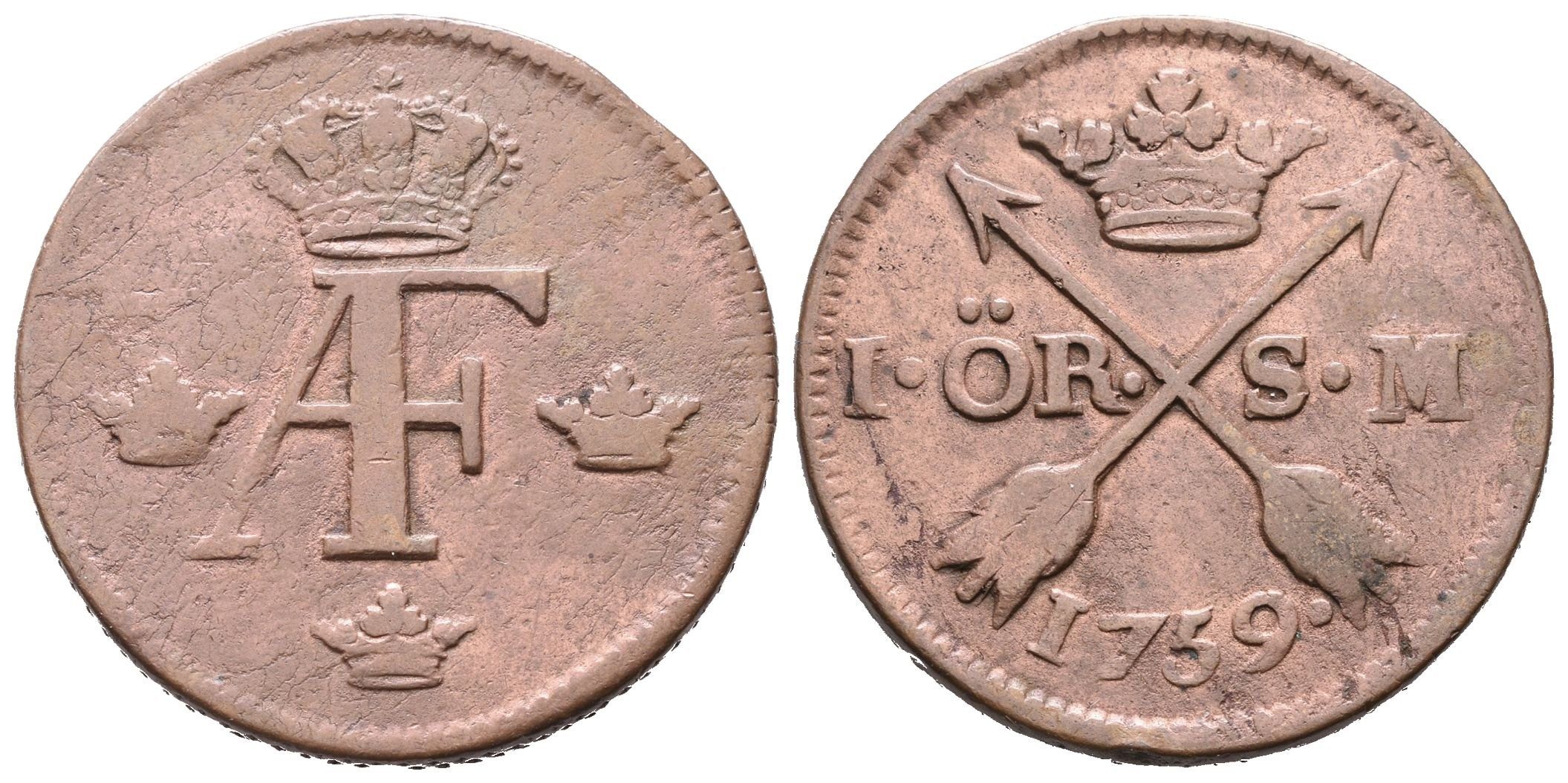 Švédsko, 1 Öre SM 1769