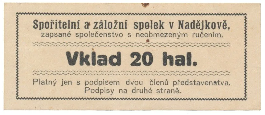 Nouzovky české od roku 1914 — 1
