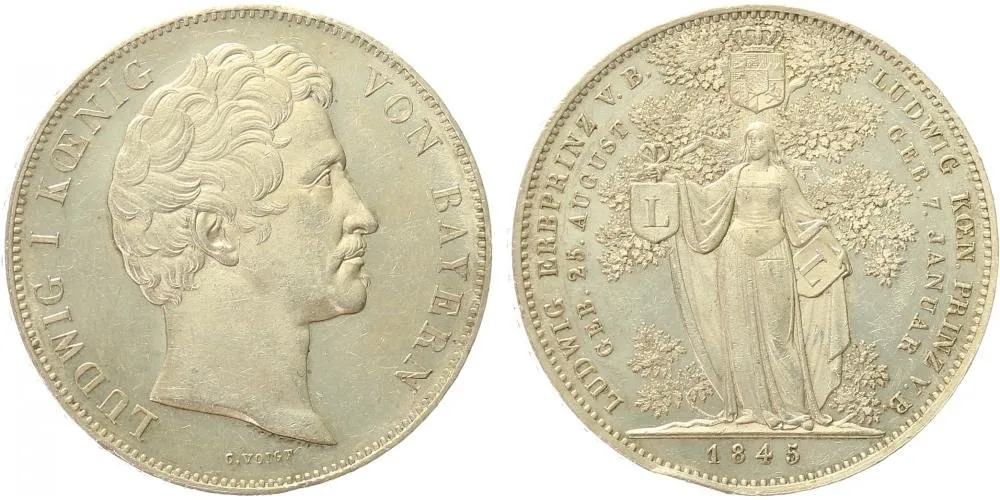 Bavorsko, Ludwig I., 1825 - 1848 — 1