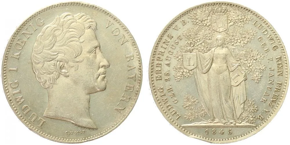 Bavorsko, Ludwig I., 1825 - 1848 — 1