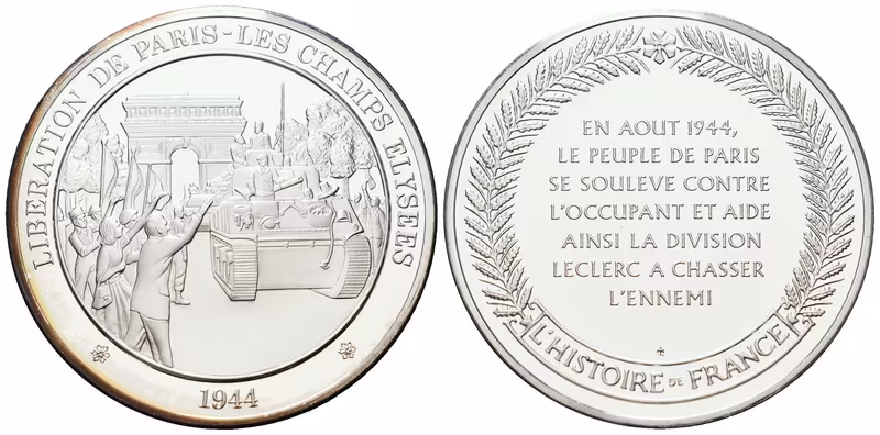 Francie - AR Medaile b.l. - La Libération de Paris