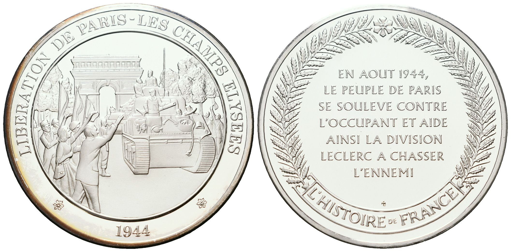 Francie - AR Medaile b.l. - La Libération de Paris