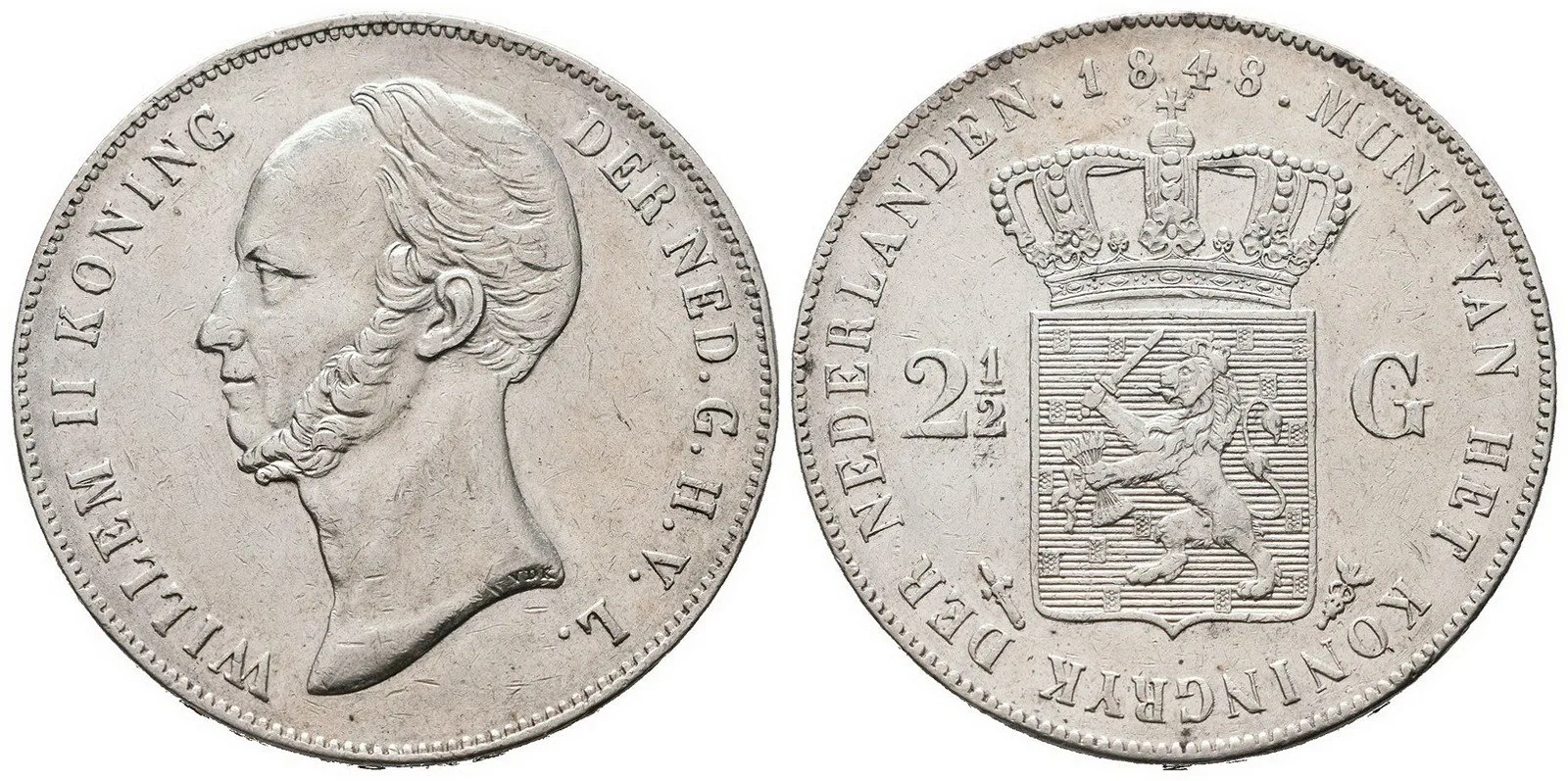 Nizozemí, Willem II., 1840 - 1849 — 1