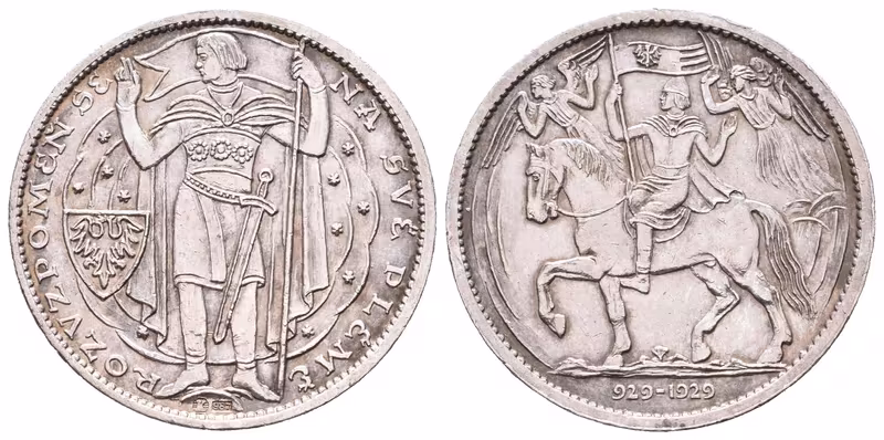 Španiel Otakar - Milenium sv. Václava 929 - 1929, 28mm