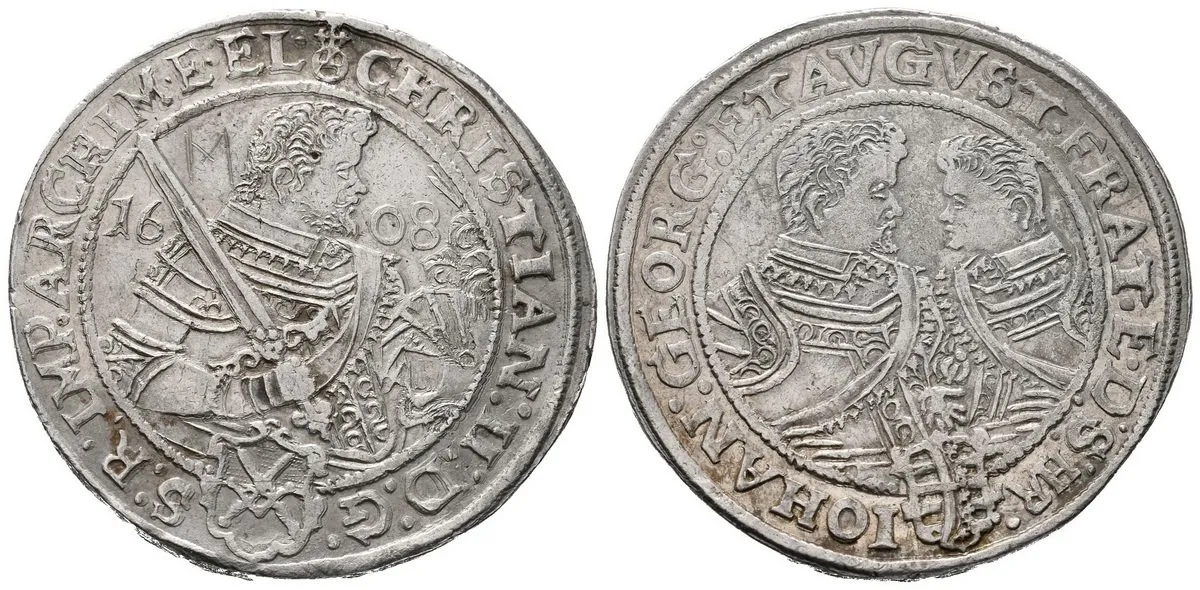Sasko, Christian II., Johann Georg I. a August, 1591 - 1611 — 1