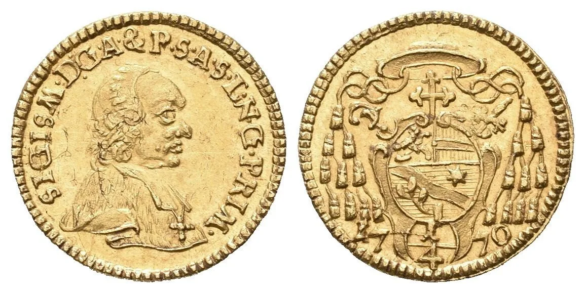 Salzburg - arcibiskupství, Sigismund III. Schrattenbach, 1753 - 1771 — 1