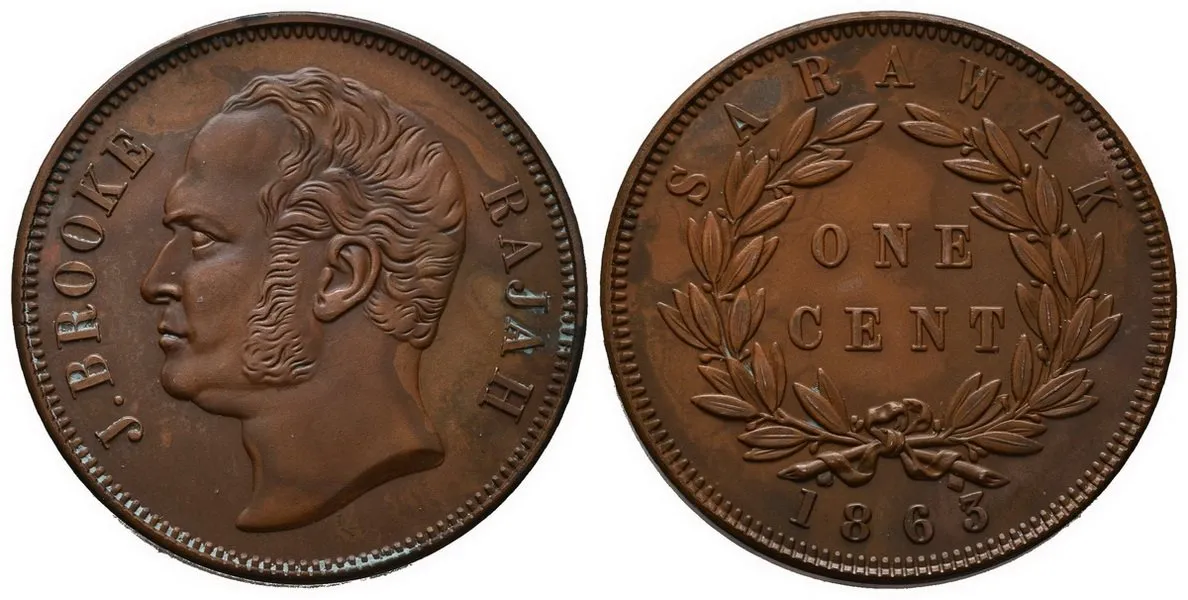 Sarawak, James Brooke Rajah, 1841 - 1868 — 1