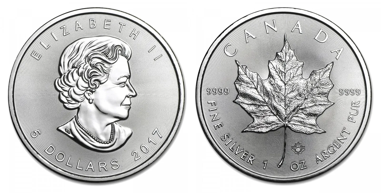 Kanada, 5 Dollars 2017 - Maple Leaf