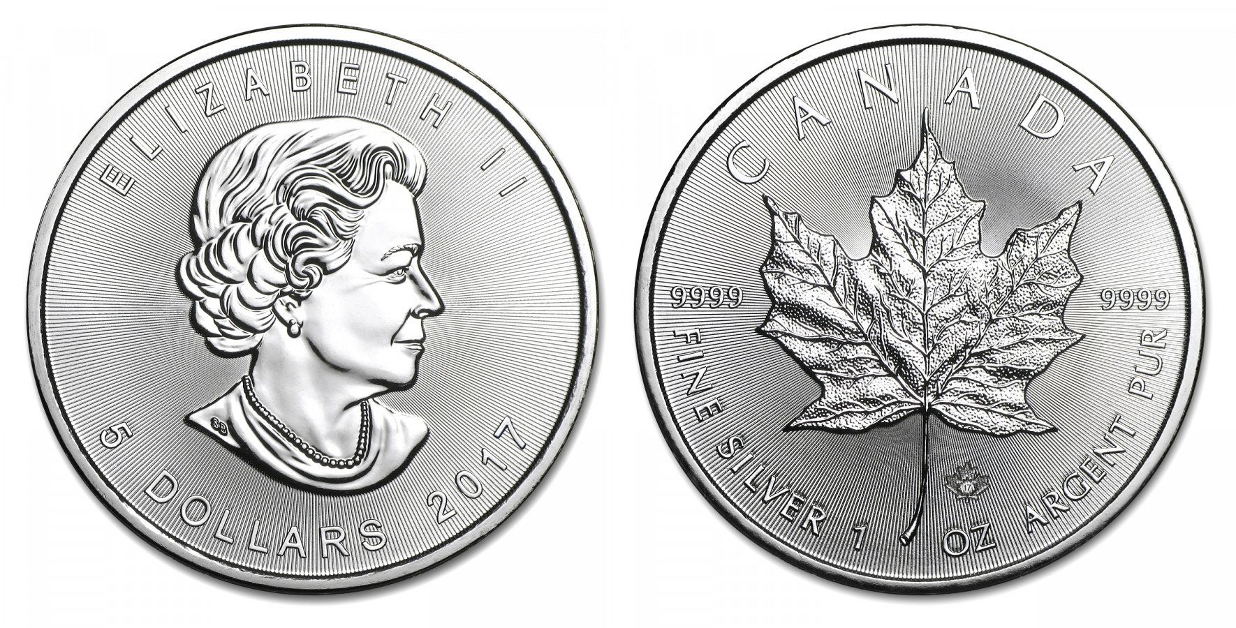 Kanada, 5 Dollars 2017 - Maple Leaf