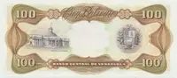 Venezuela, 100 Bolivares 1998, anulát - ESPECIMEN, P.66fs - fotografie 2