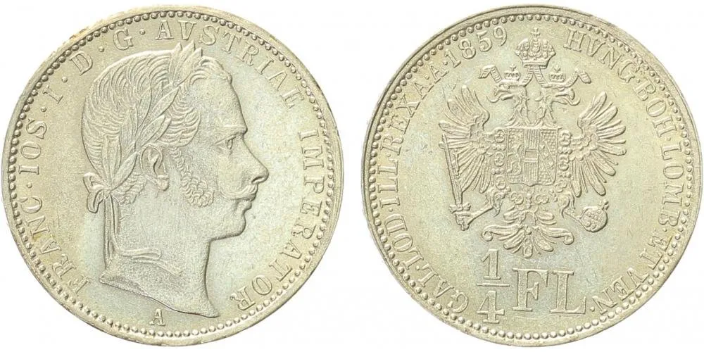 Rakouská a spolková měna, 1857 - 1892 — 1