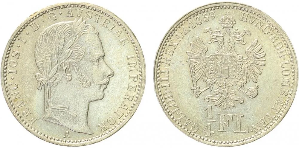 Rakouská a spolková měna, 1857 - 1892 — 1