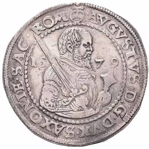 1/2 Tolar 1579 HB, Dresden, Keilitz/Kahnt.86, pěkná zachovalost, patina, nep. zbytky lesku,