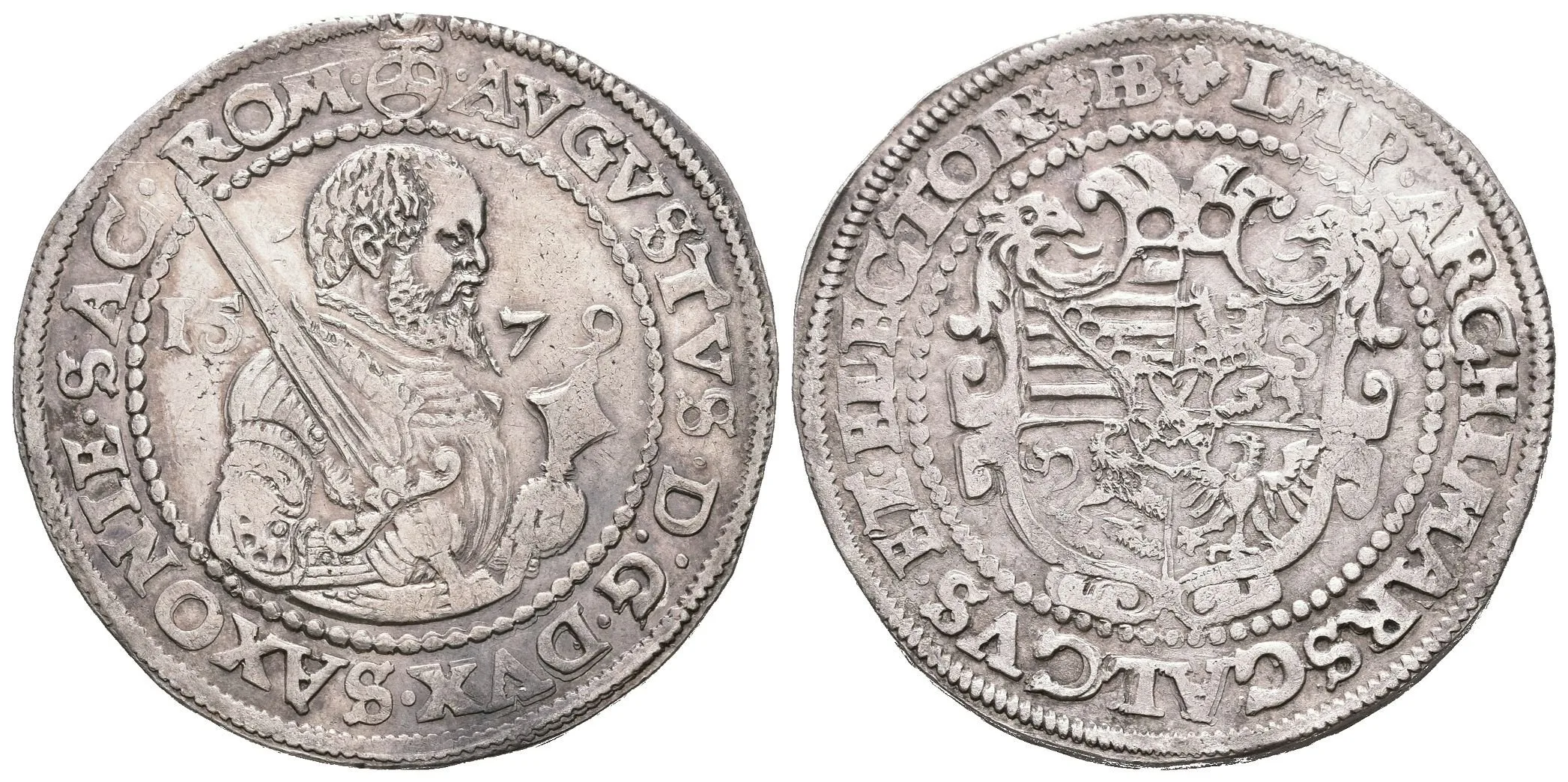 1/2 Tolar 1579 HB, Dresden, Keilitz/Kahnt.86, pěkná zachovalost, patina, nep. zbytky lesku, — 1