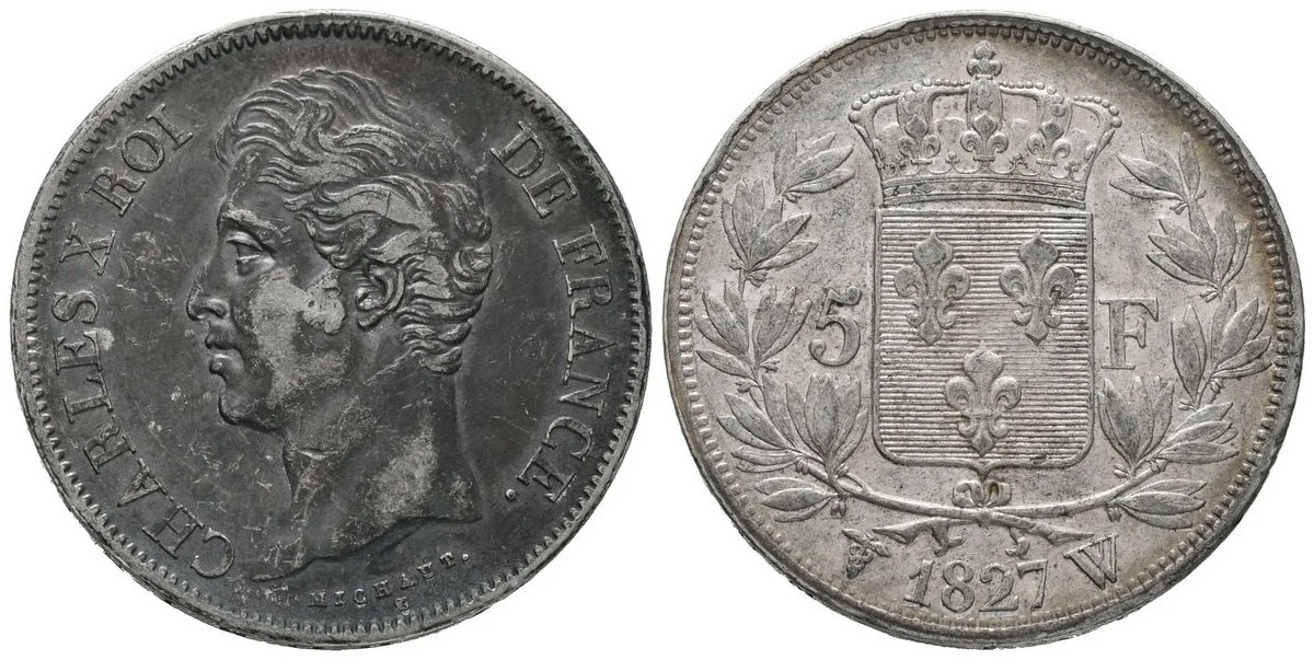 Francie, Charles X., 1824 - 1830 — 1