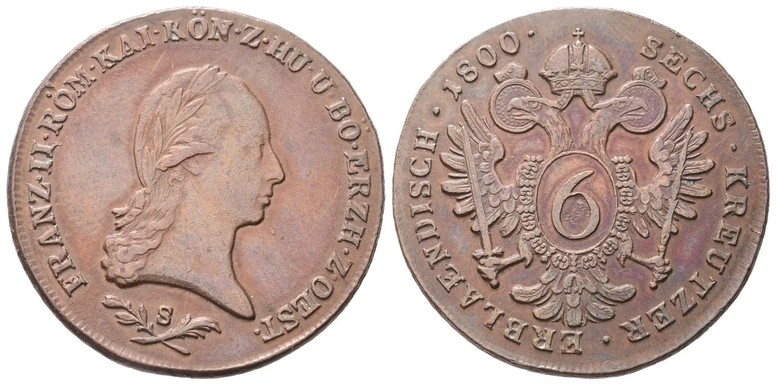 František II., 6 Krejcar 1800 S
