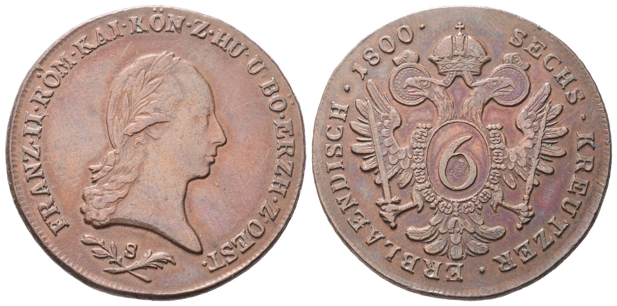 František II., 6 Krejcar 1800 S