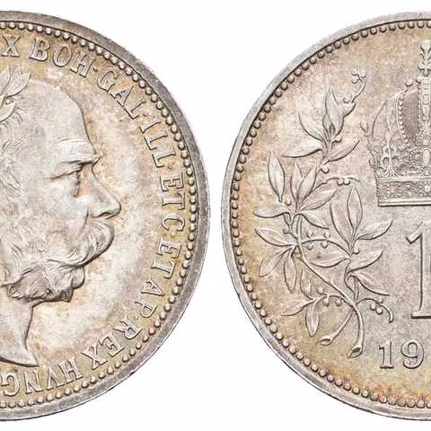 1 Koruna 1903, krásná zachovalost, lesk, jemná patina, rysky