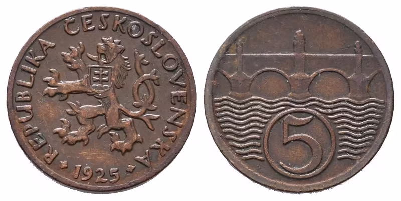 5 Haléř 1925
