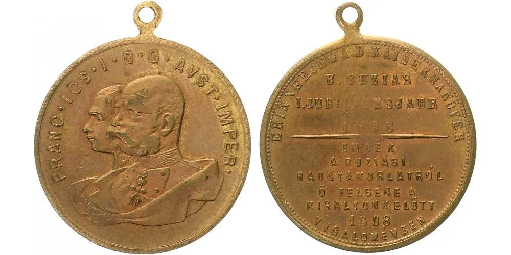 František Josef I., medaile vojenských manévrů — 1
