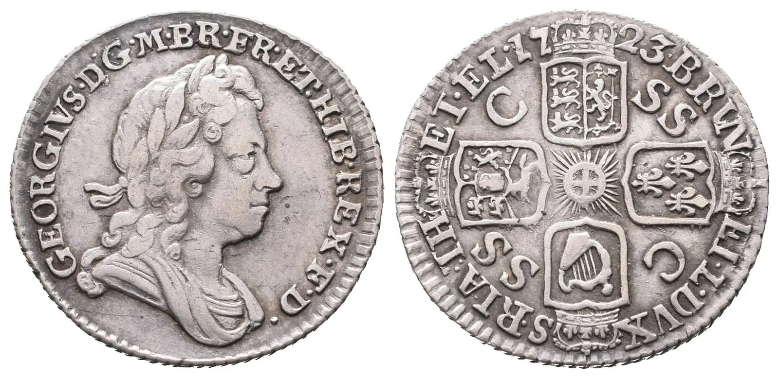 Velká Británie, 6 Pence 1723