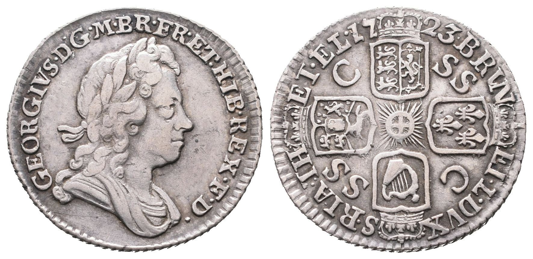 Velká Británie, 6 Pence 1723