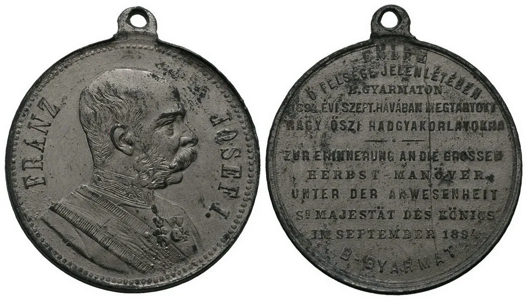 František Josef I., medaile vojenských manévrů — 1