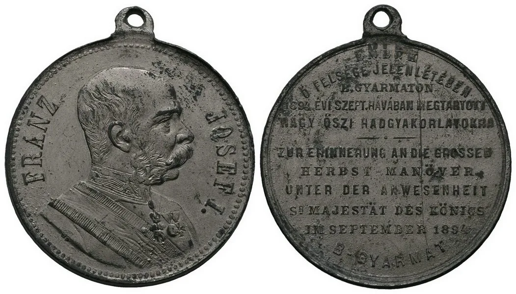 František Josef I., medaile vojenských manévrů — 1