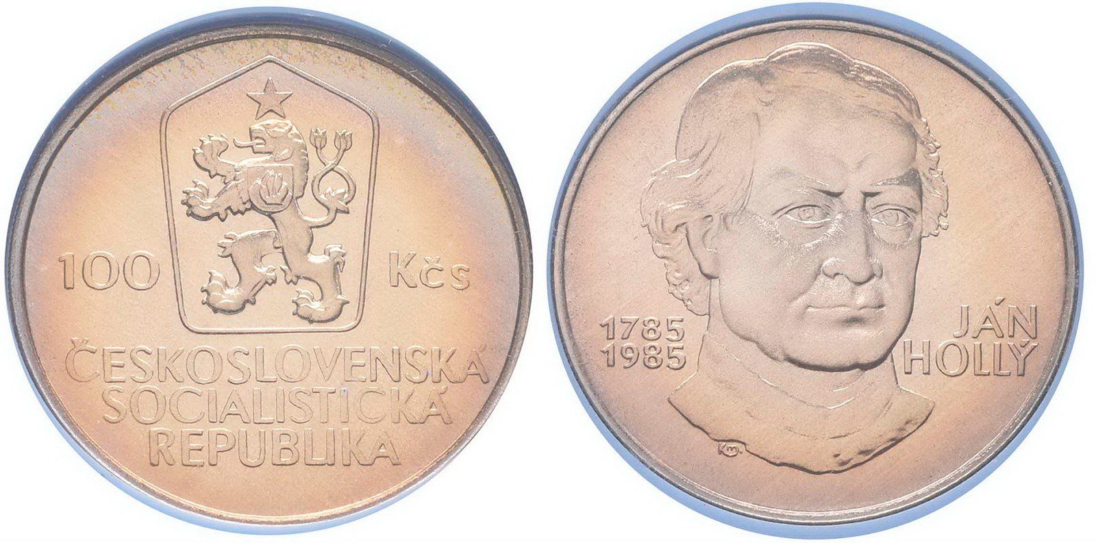 100 Kčs 1985 - Ján Hollý, PROOF