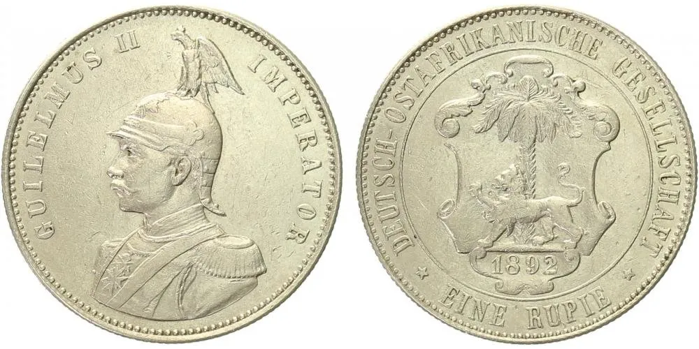 Koloniální ražby, Německá Východní Afrika — 1