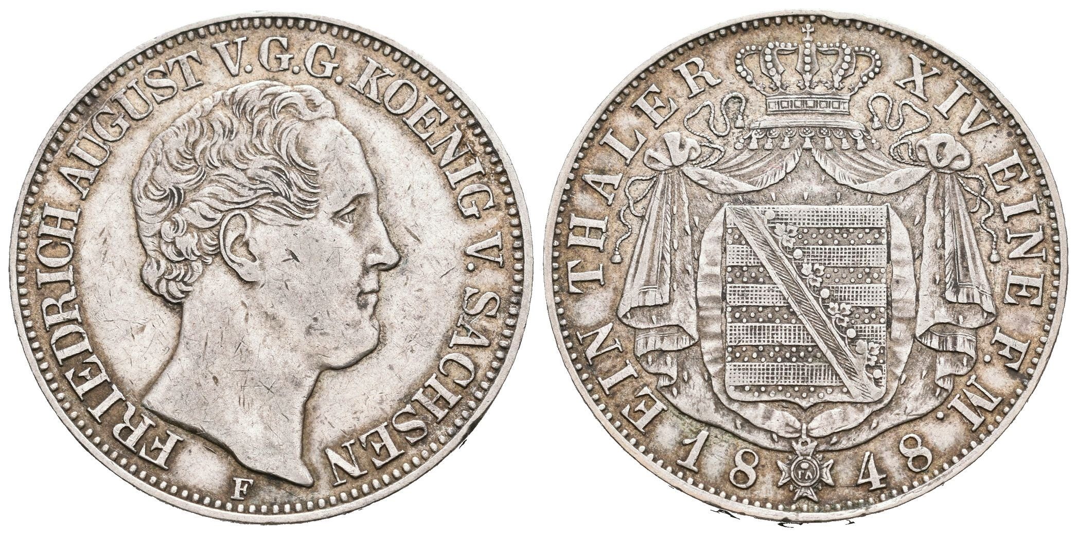 Sasko, Tolar 1848