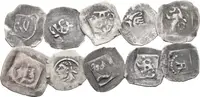 Soubor mincí - Pfennig se čtyřrázem, minc. Mnichov, Ernst a — 1
