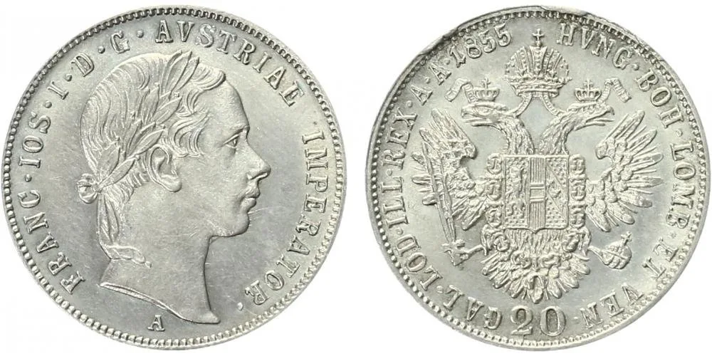 Konvenční měna, 1848 - 1857 — 1