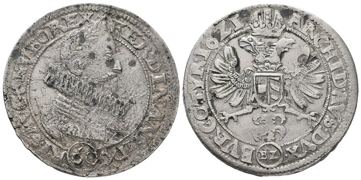 Ferdinand II., 1619 - 1637 (Mince kiprová) — 1