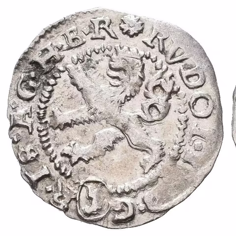 Malý groš 1584, Kutná Hora-Šatný, HN.3 (opis 7a), velmi pěkná zachovalost,