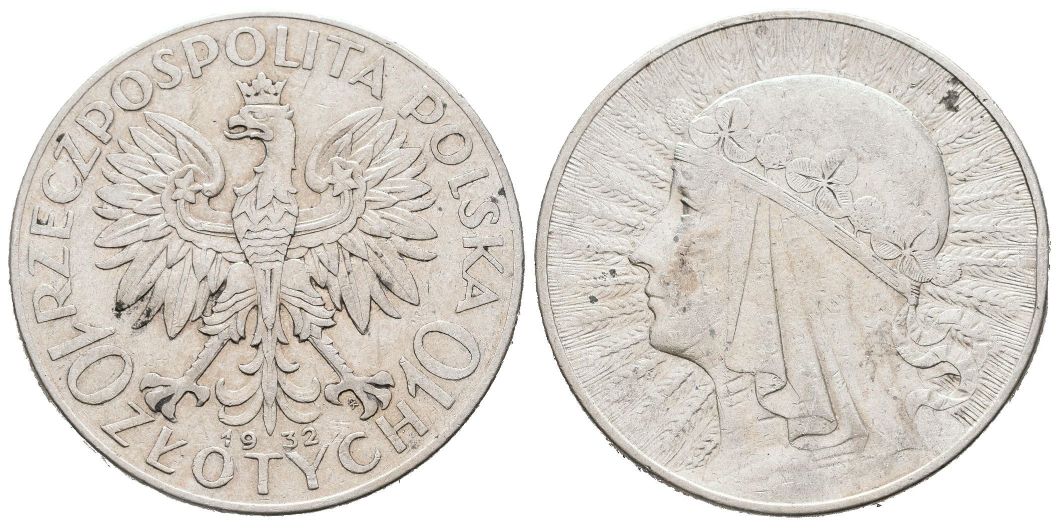 Polsko, 10 Zlotých 1932