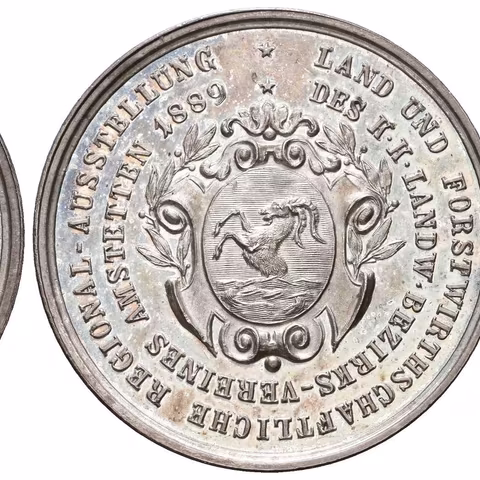 AR Medaile 1899 - Zemědělská a lesnická regionální výstava