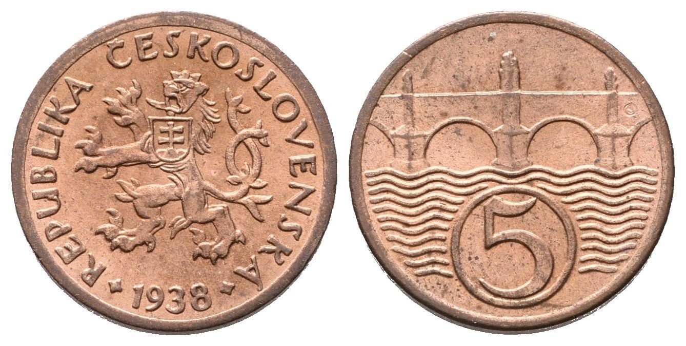 5 Haléř 1938
