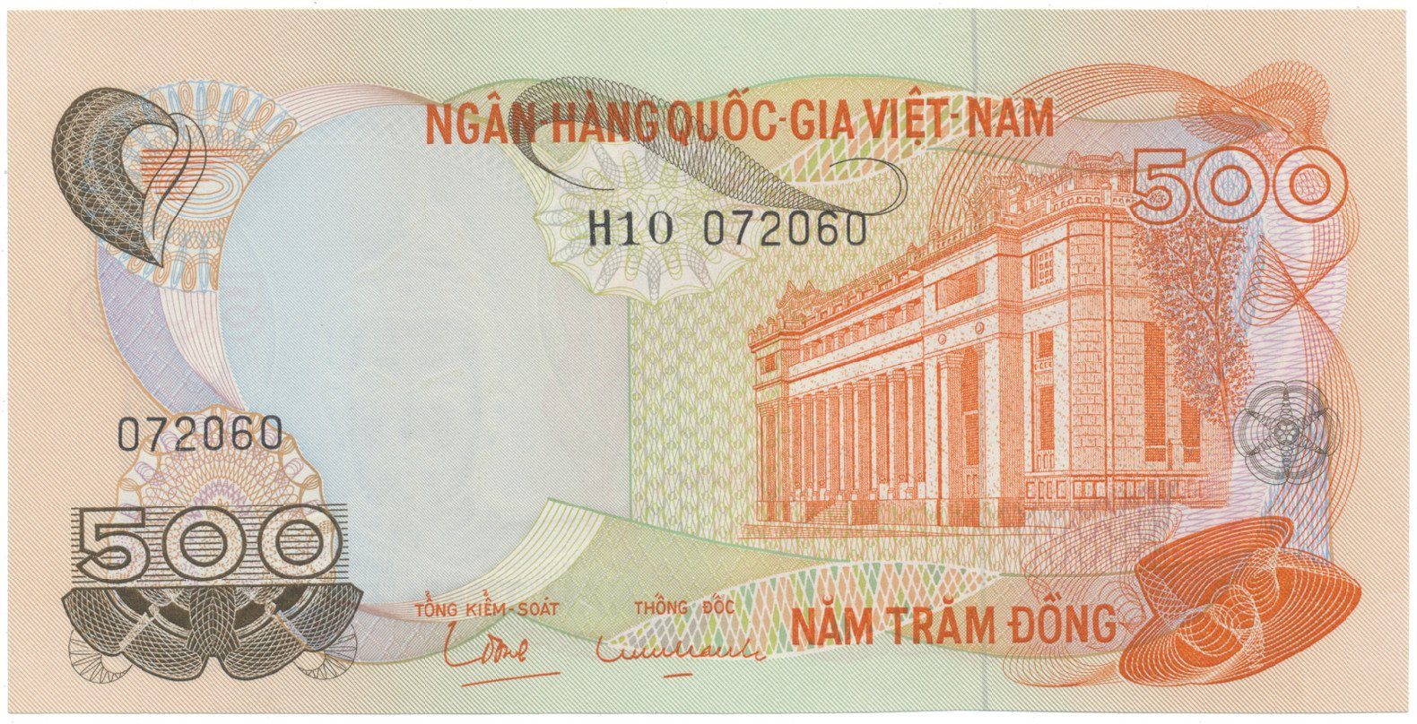 Jižní Vietnam, 500 Dong (1970), P.28a