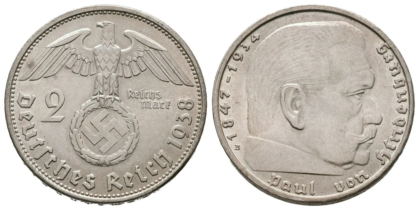 III. říše, 2 Marka 1938 B