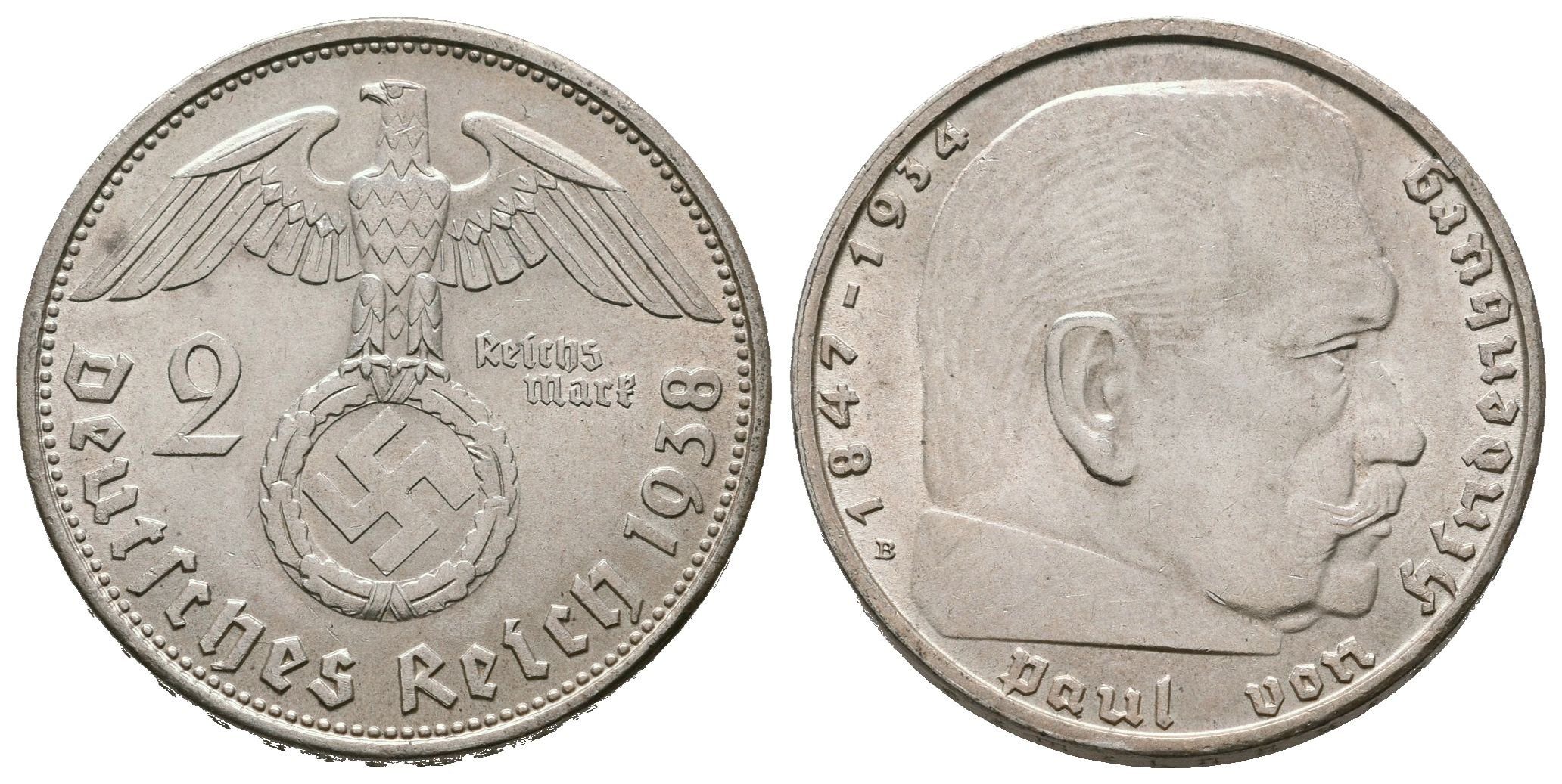 III. říše, 2 Marka 1938 B