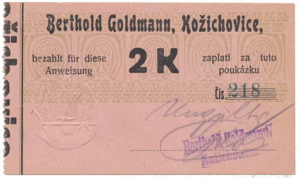 Nouzovky české od roku 1914 — 1